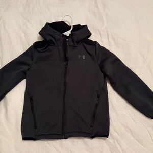 Under Armour Kids Black pitch gray swacket zip-up jacket